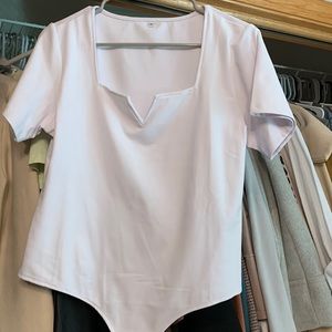 Women’s white bodysuit never worn